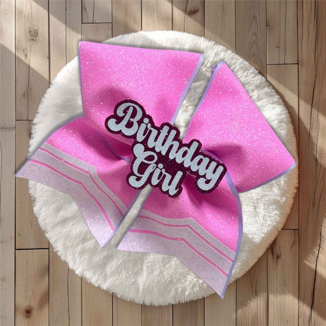 Hairbow Schleife - Birthday Girl - pink
